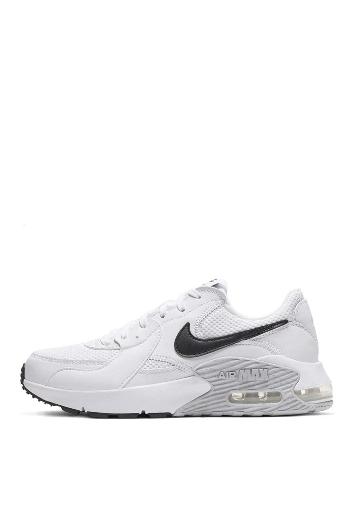 کفش Nike نایکی کفش چرمی Air Max Excee سفید چرم طبیعی کفش اسپرت روزمره سفید اورجینال - تصویر 4