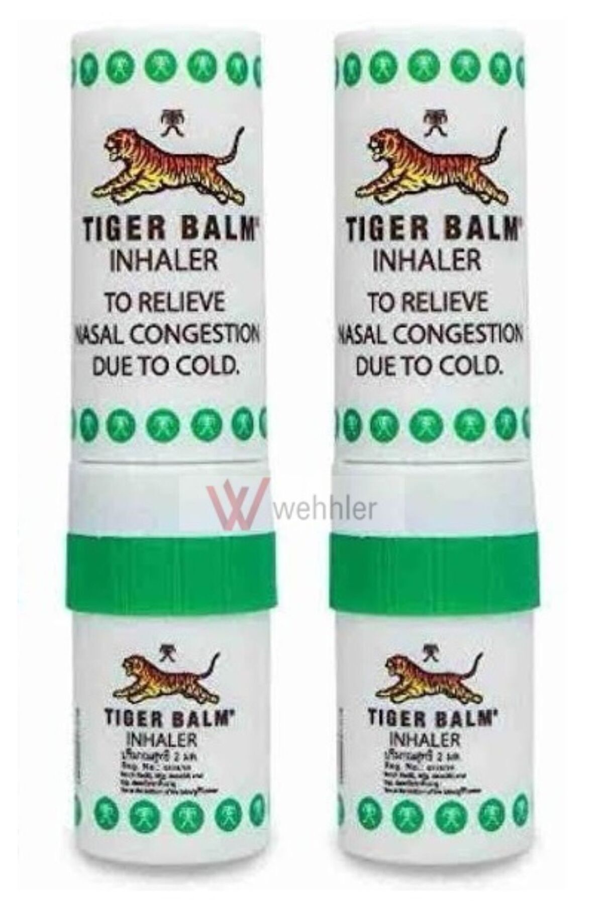 WEHHLER Tiger Balm Inhaler (+Yağ) 2 in 1 (Yeni tarihli ürün) 2 Adet