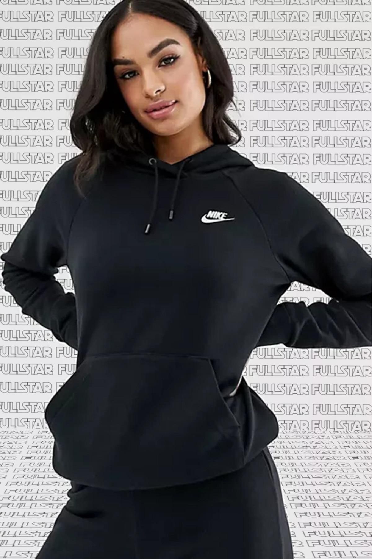 Nike Sportswear Essential Pullover Hoodie Kapu onlu Sweatshirt Siyah Fiyat Yorumlar Trendyol