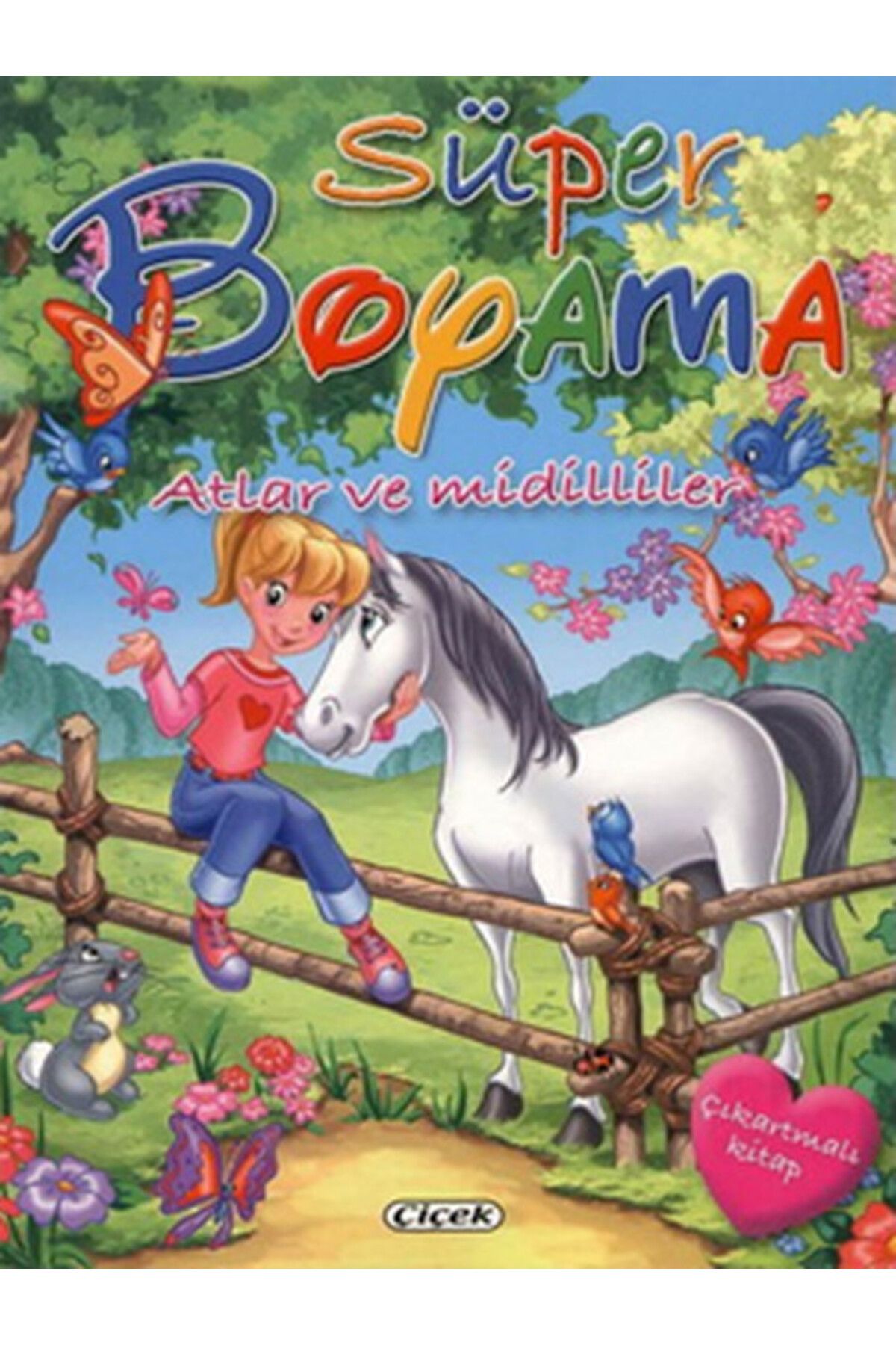 Çiçek Yayıncılık Süper Boyama Atlar Ve Midilliler