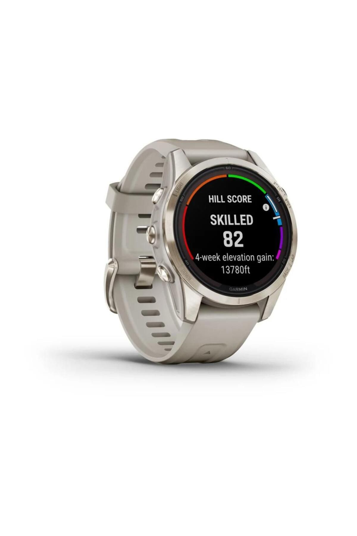 Garmin-GARMIN FENIX 7S PRO - SAPPHIRE SOLAR EDITION-SOFT GOLD WITH LIGHT SAND BAND 3