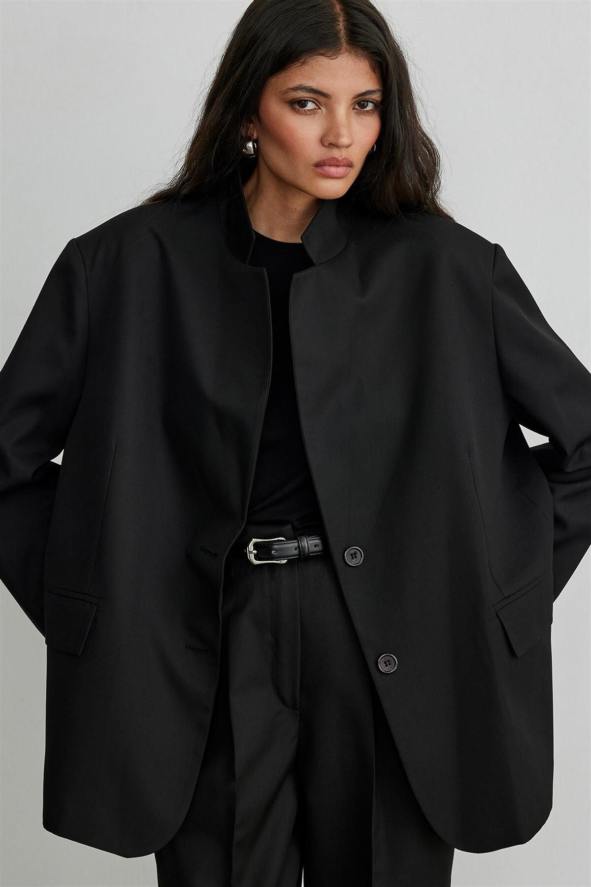 Suud Collection-Černé mužské sako 5