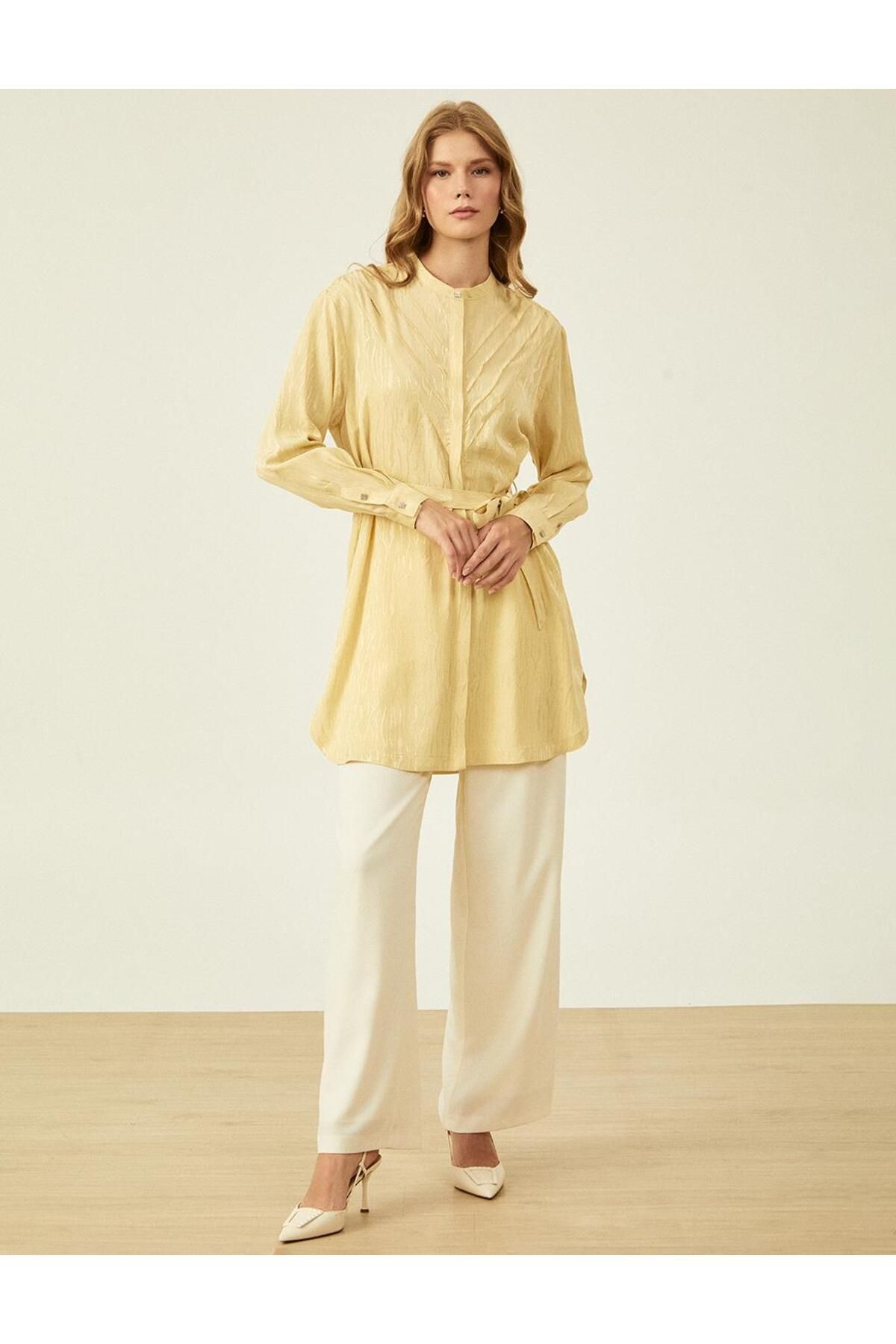 Kayra-Modest Tunic - Yellow - Regular fit 1