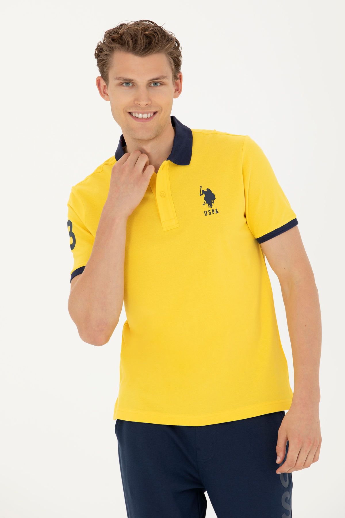 پولوشرت مردانه یقه پلو | یو اس پولو U.S. Polo Assn. TYB943541150413234 TR - تصویر 2