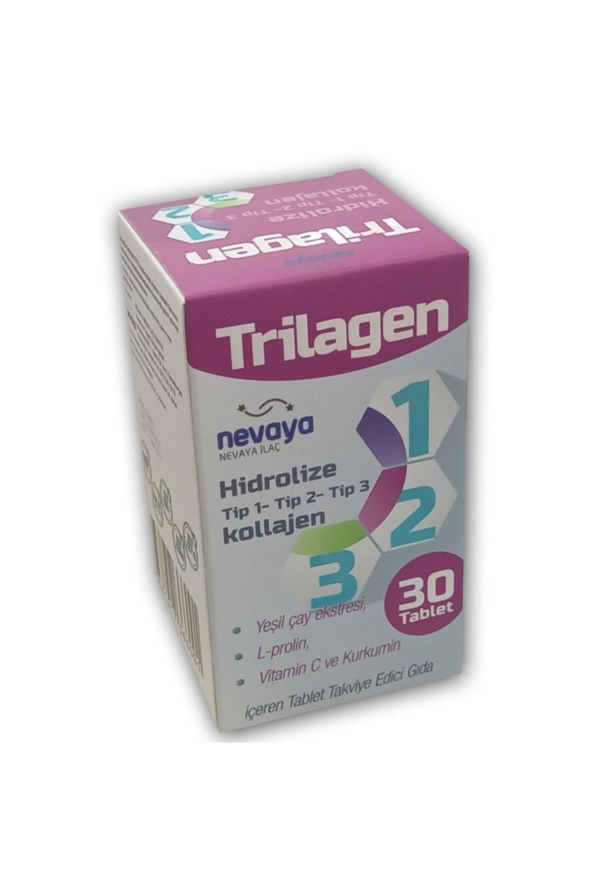 Nevaya Trilagen Takviye Edici Gıda 30 Tablet