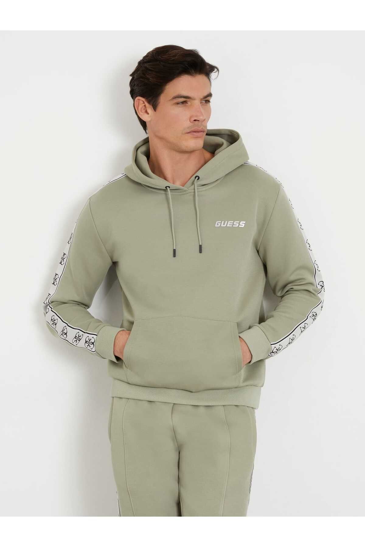 سویشرت سبز مردانه پیراهن فعال میکی اورجینال Guess