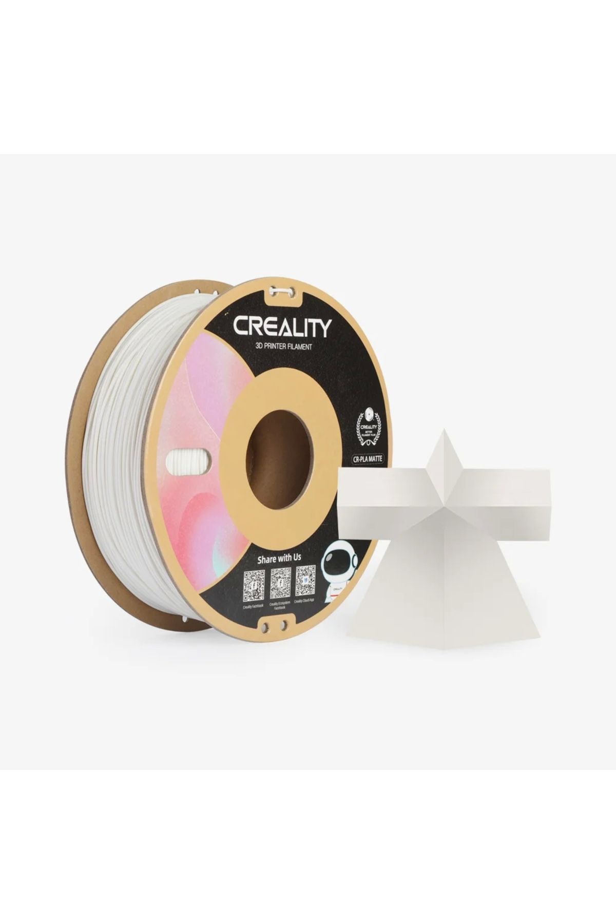 Creality Cr-pla Matte Filament Beyaz 1.75mm 1kg - Gypsum White