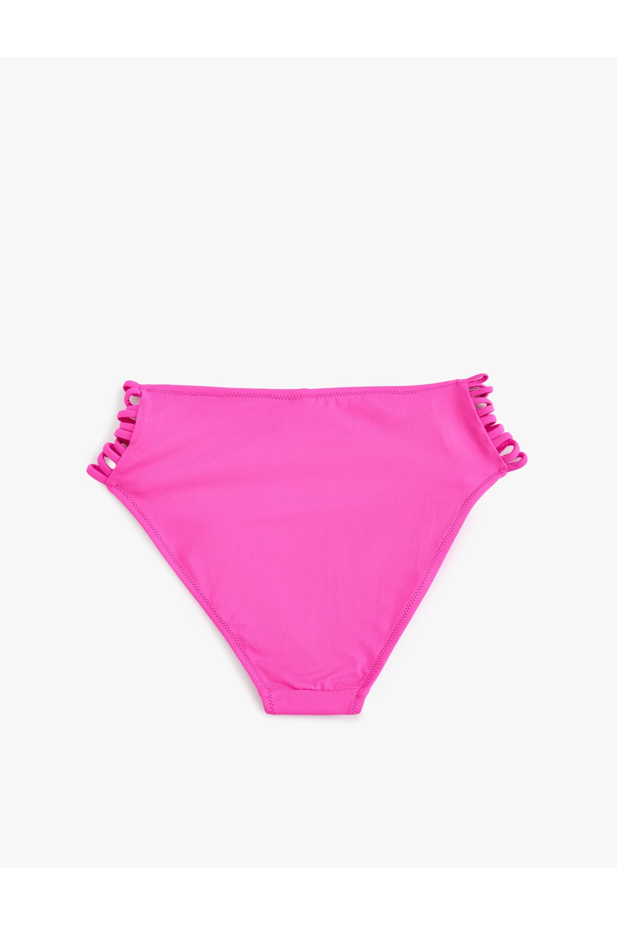 Koton-High Waist Bikini Bottom with Drawstrings on the Sides 2