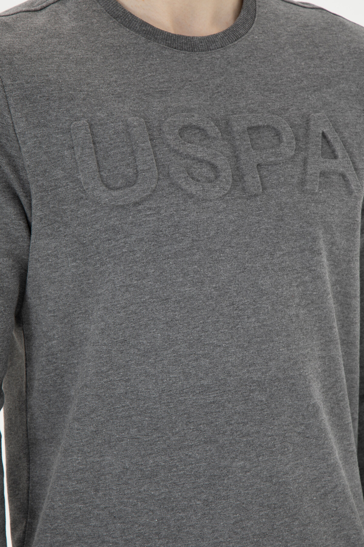 سویشرت مردانه یقه گرد | یو اس پولو U.S. Polo Assn. 933339 TR - تصویر 7