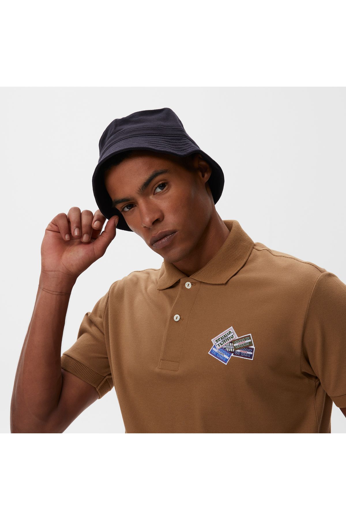 تی شرت یقه پولو مردانه L.12.12 کلاسیک مناسب طرح دار چوگان Lacoste