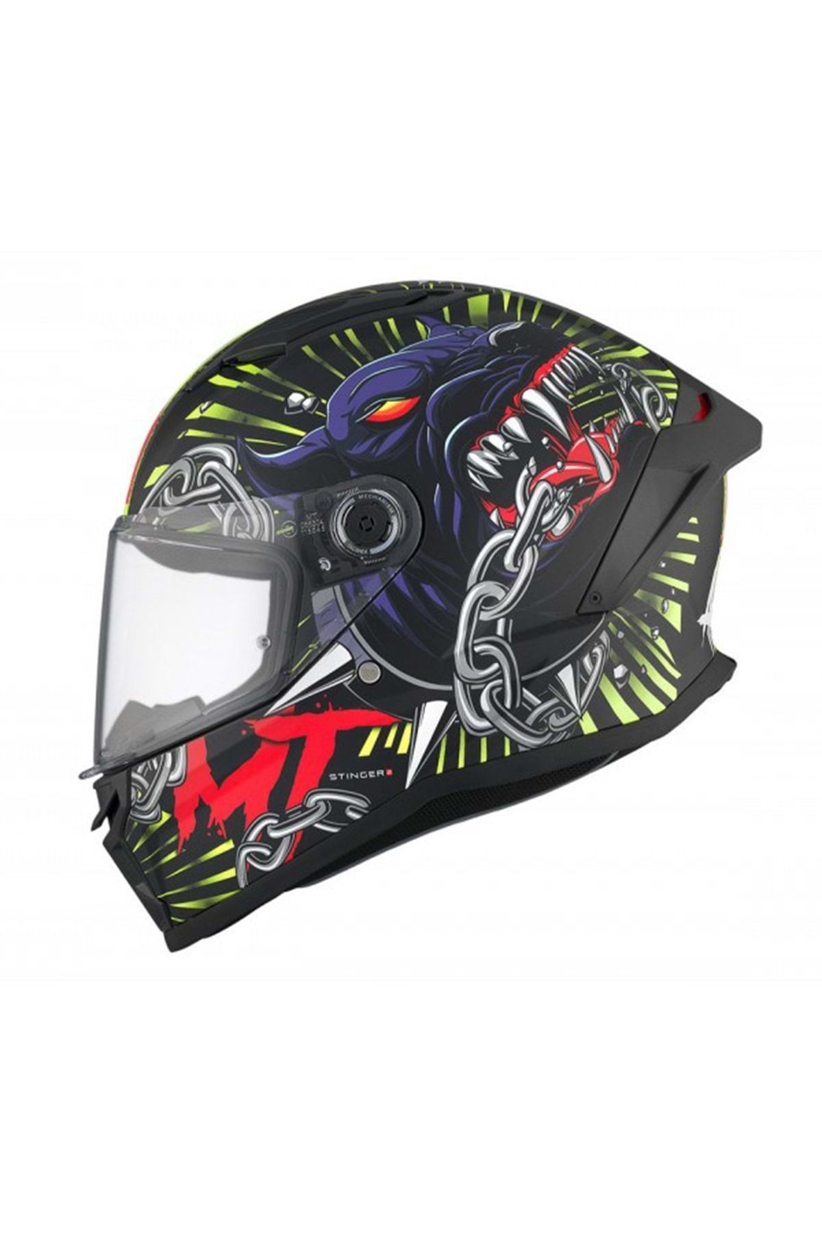 MT-Stinger 2 Akın A3 - Matte Black Motorcycle Helmet 2