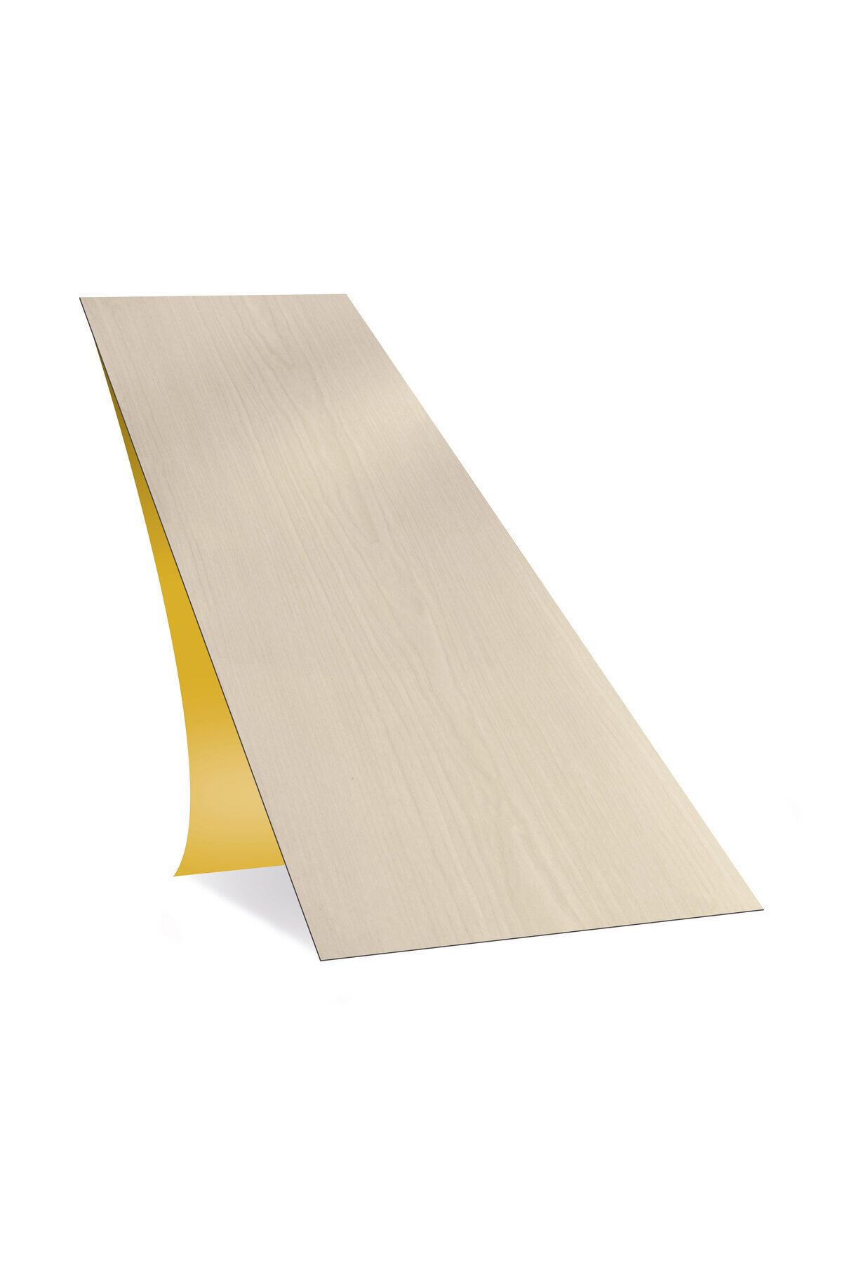 Kendinden Yapışkanlı Beyaz Huş Desenli PVC Parke 25x80 cm / 5 Adet / 1 m²