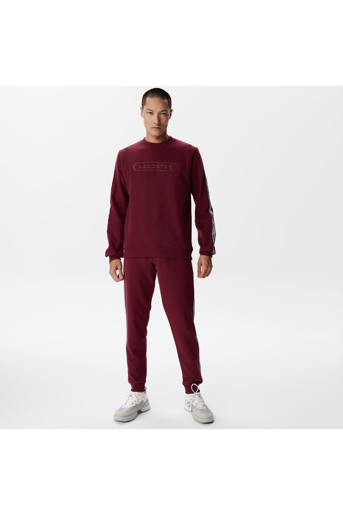 سویشرت قرمز مردانه دوچرخه سواری مناسب Lacoste