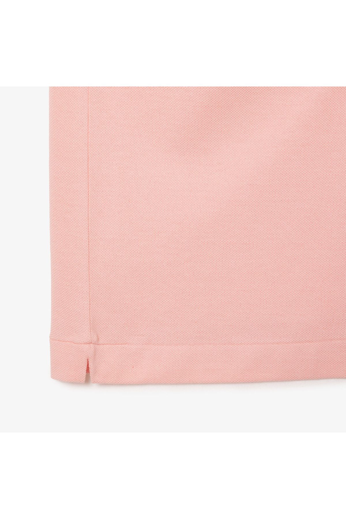 تی شرت یقه پولو صورتی مردانه کلاسیک Fit L.12.12 Pink Polo Lacoste