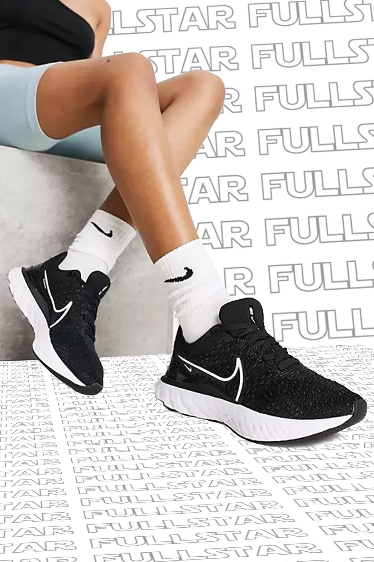 Nike-React Infinity Run Flyknit 3 Running Shoes Black Walking Shoes 1