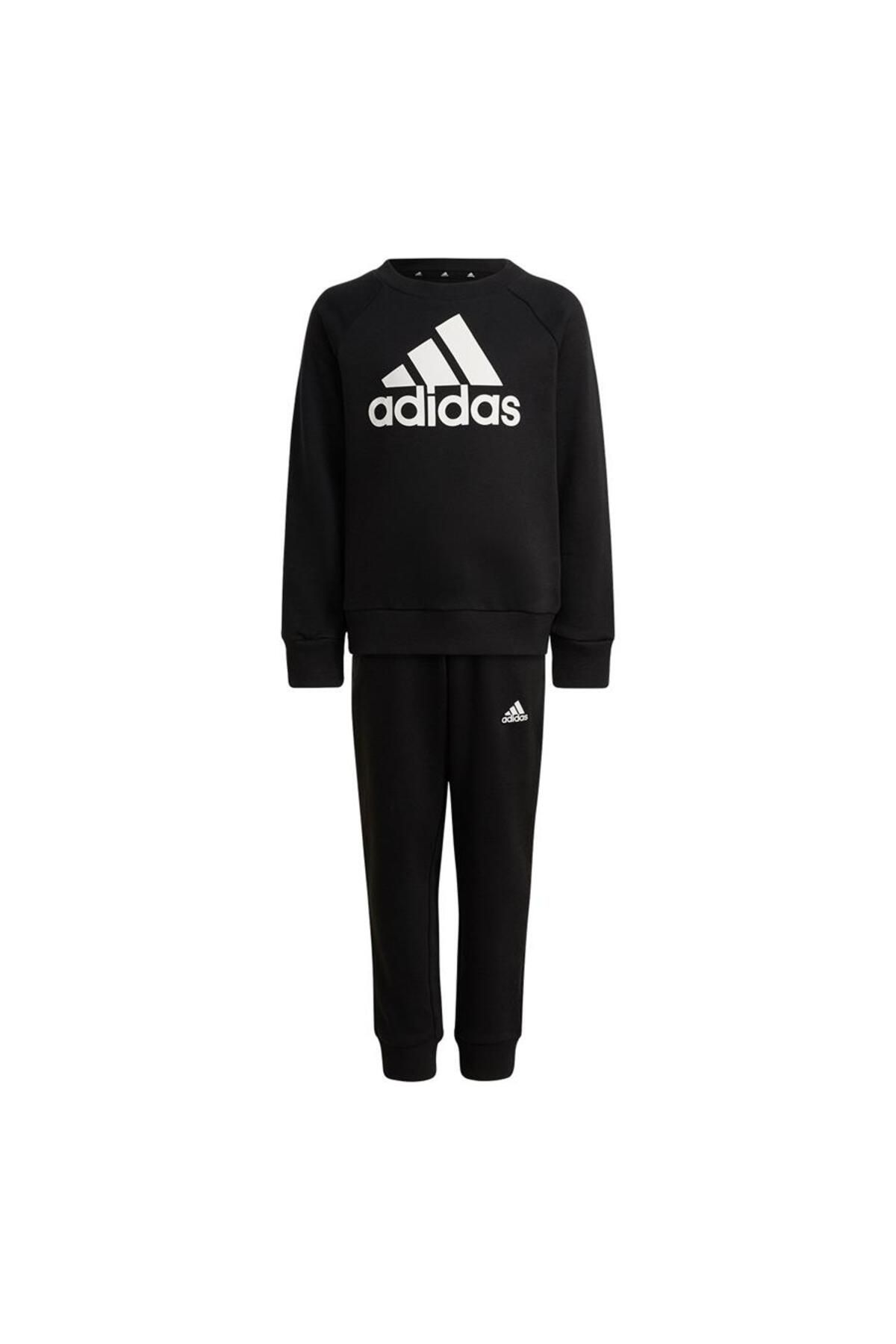 adidas-Lk Bos Jog Ft Children's Casual Tracksuit Set Hg4464 2