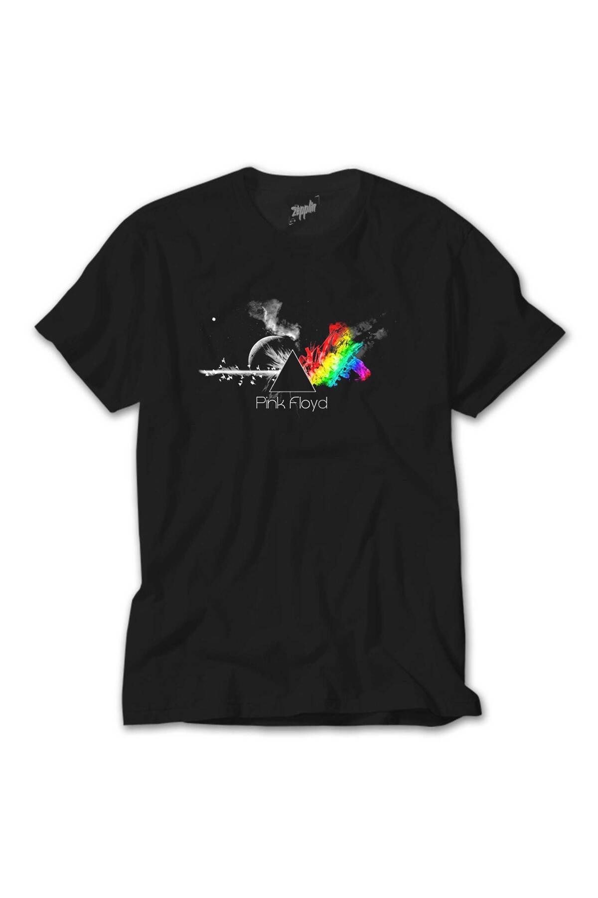 WAKHA Pink Floyd RainBow Siyah Tişört