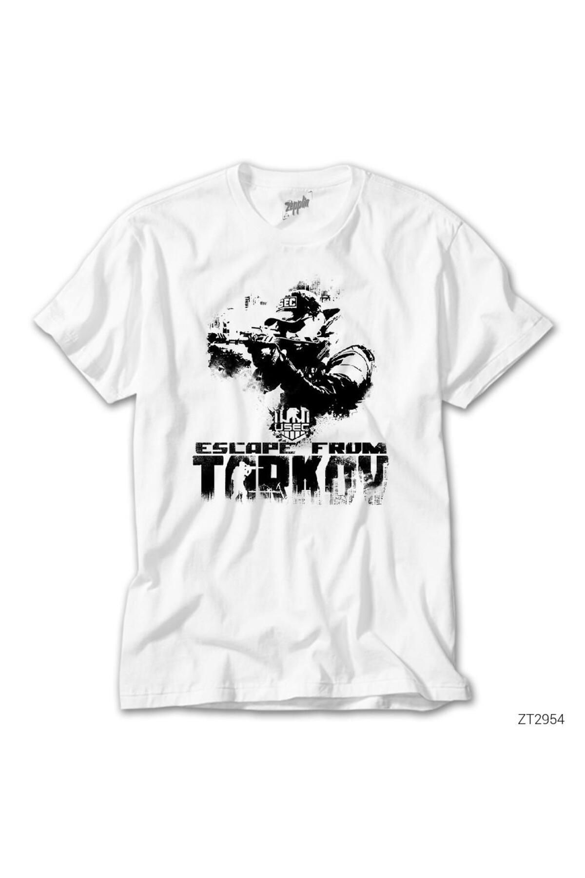 WAKHA Escape from Tarkov USEC Team Beyaz Tişört