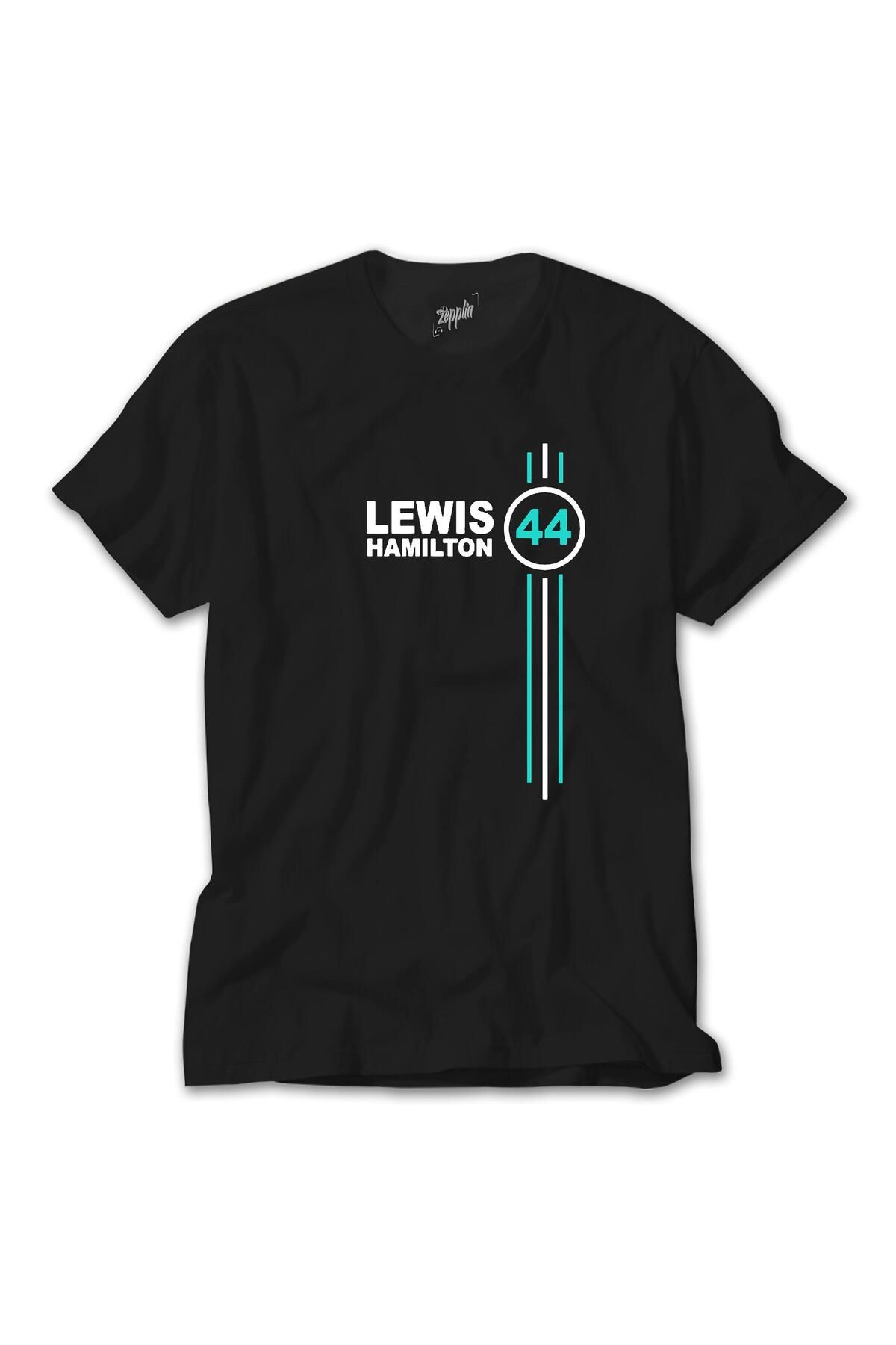 WAKHA F1 Lewis Hamilton 44 Siyah Tişört