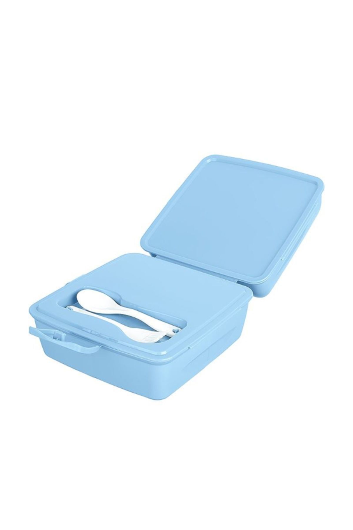 TOYFEST-2 Layers and Lid School Lunch Box with Fork & Spoon Storage Container - Robot Model - 1 PC 5