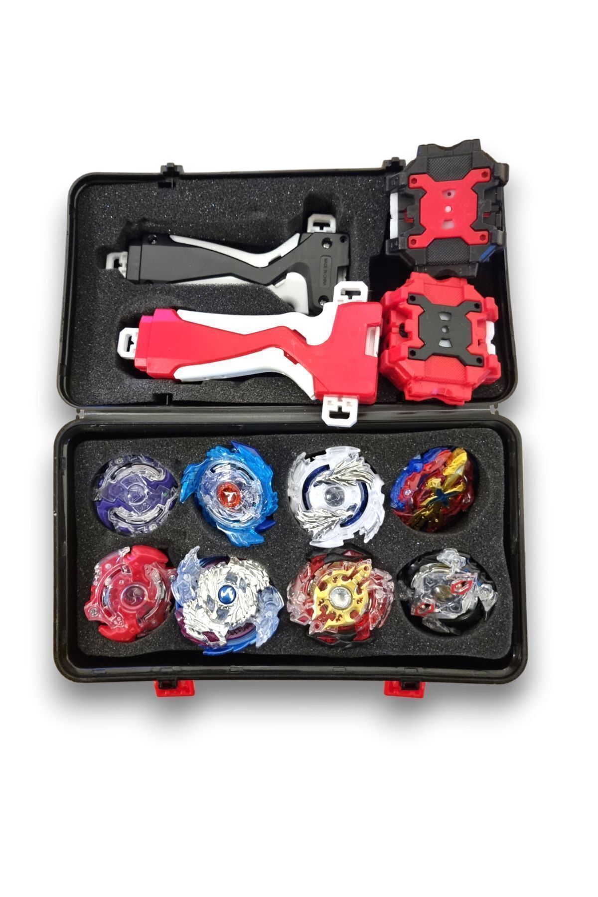 جعبه‌ابزار ژایرو مونتاژشدهٔ بیی‌بلید متال YJ – 8801 – مجموعهٔ ۱۲ تایی بیی‌بلید متال نسل جدید با کیسه