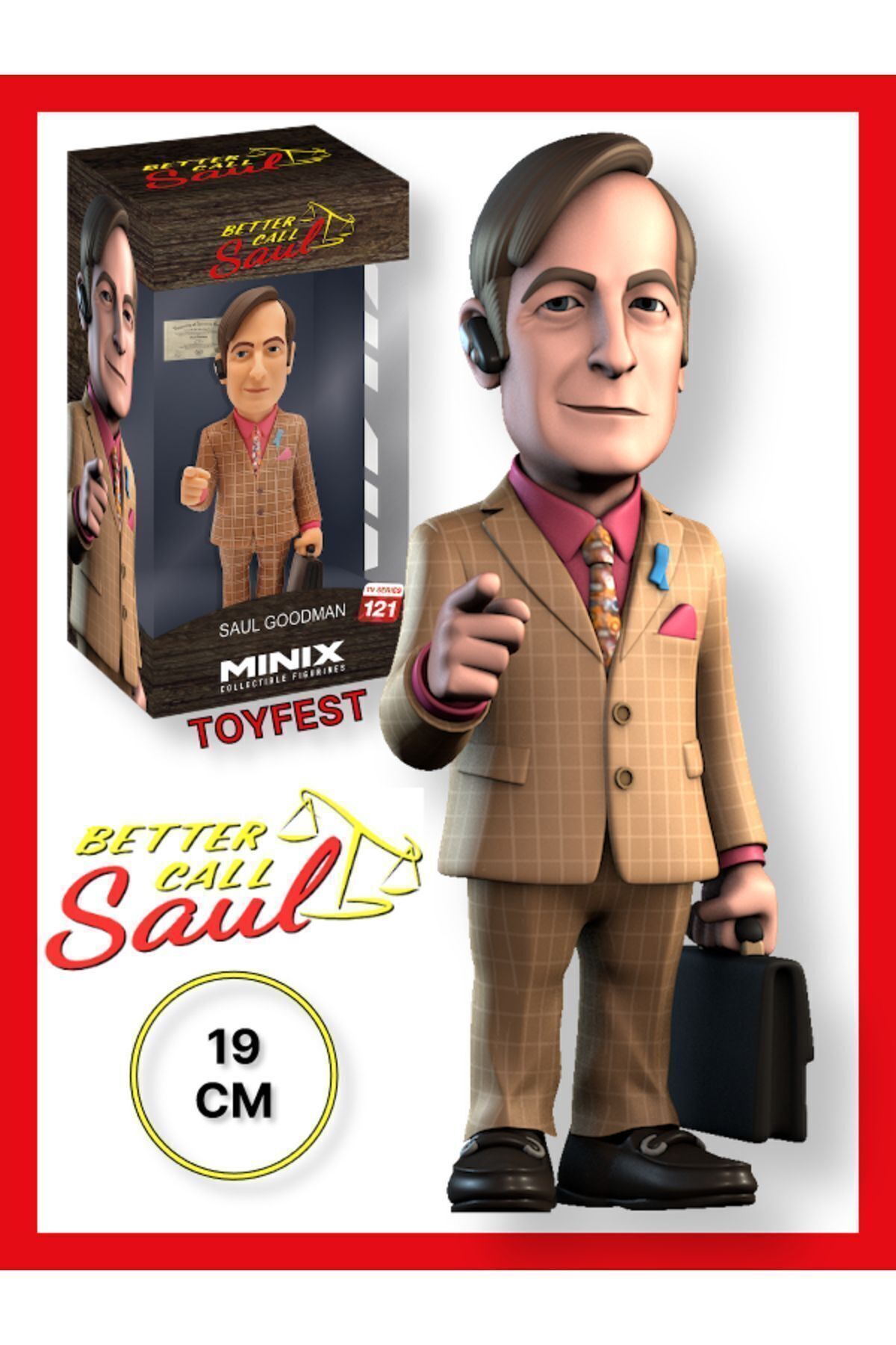 TOYFEST-Minix Breaking Bad - Better Call Saul - Saul Goodman Figure - 19 cm 1