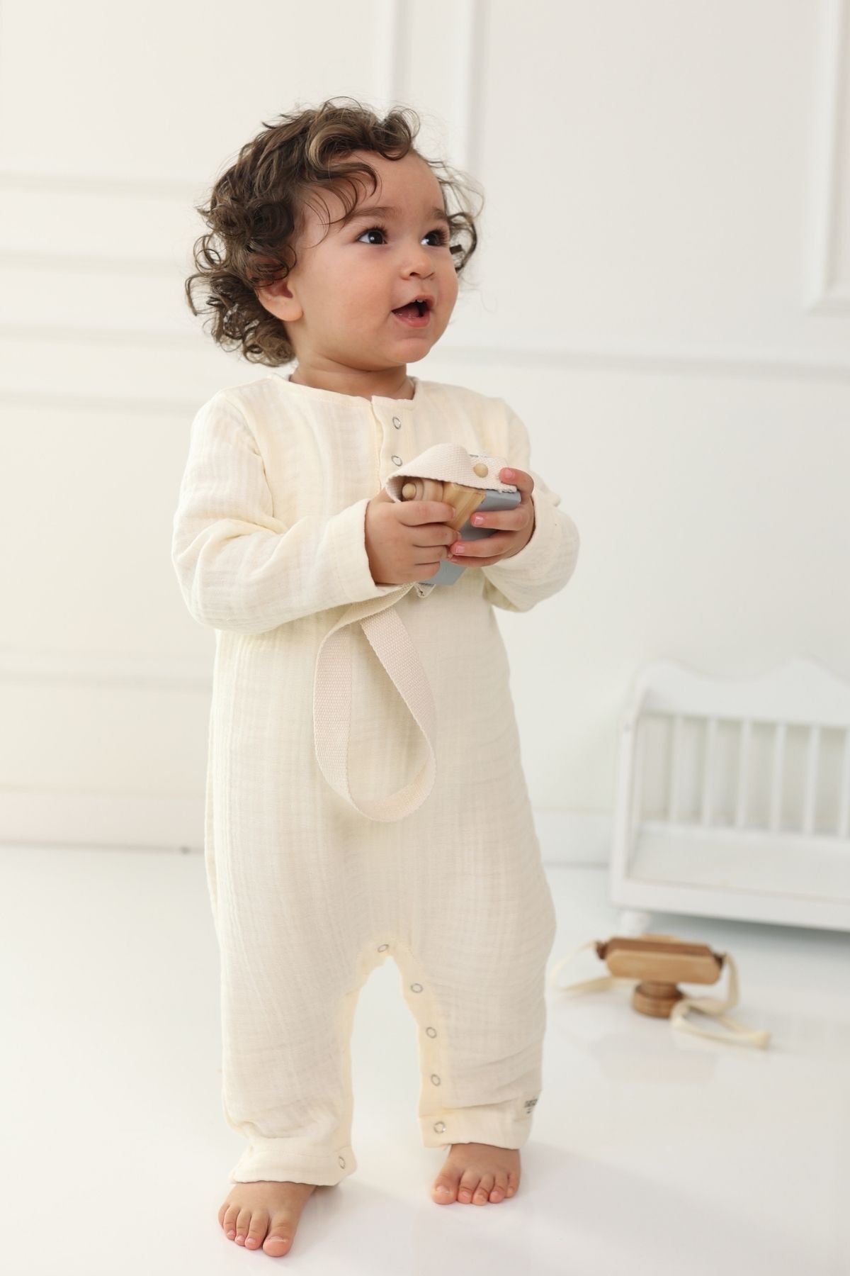 Cuckoo Cotton Bebek Kışlık Tulum 4k Müslin Kumaş - Hassas Cilt Dostu - Nefes Alabilir Konfor fotoğrafı 2 (önizleme)