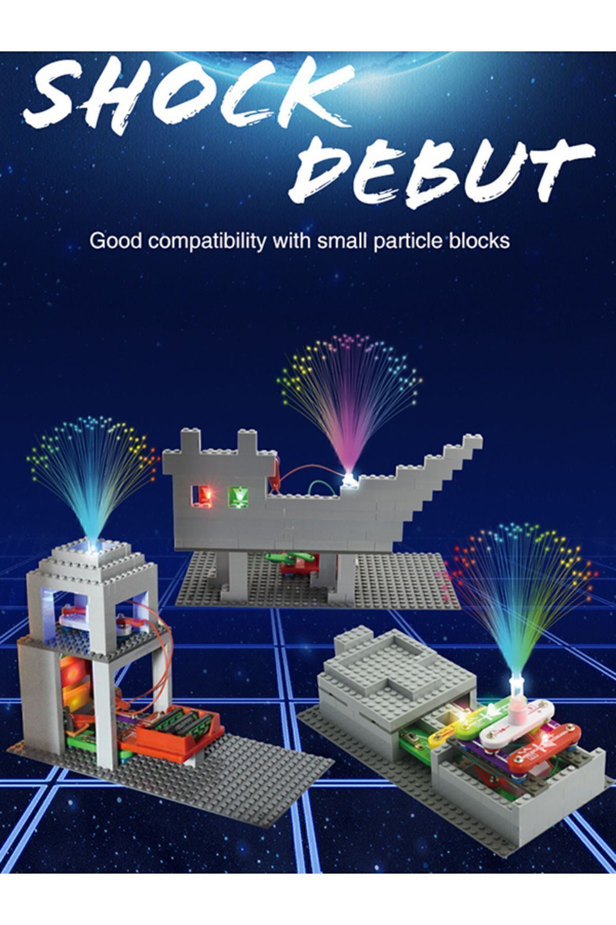 Zet Zeka Electronic Bricks Kit Eğlenceli ve Öğretici Elektronik