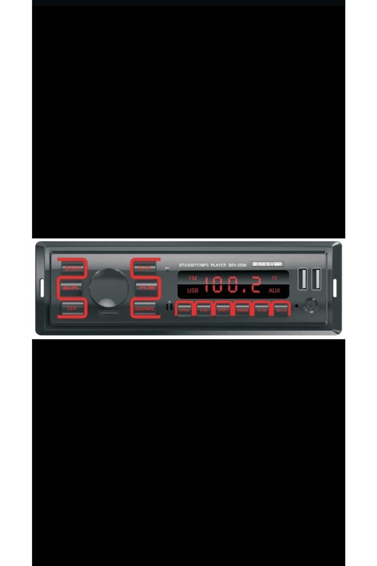 cardimex Çift Usb Li Blututlu Aux Girişli Hafıza Kart Okuyuculu Blututlu Kumandalı Oto Teyip 6603,