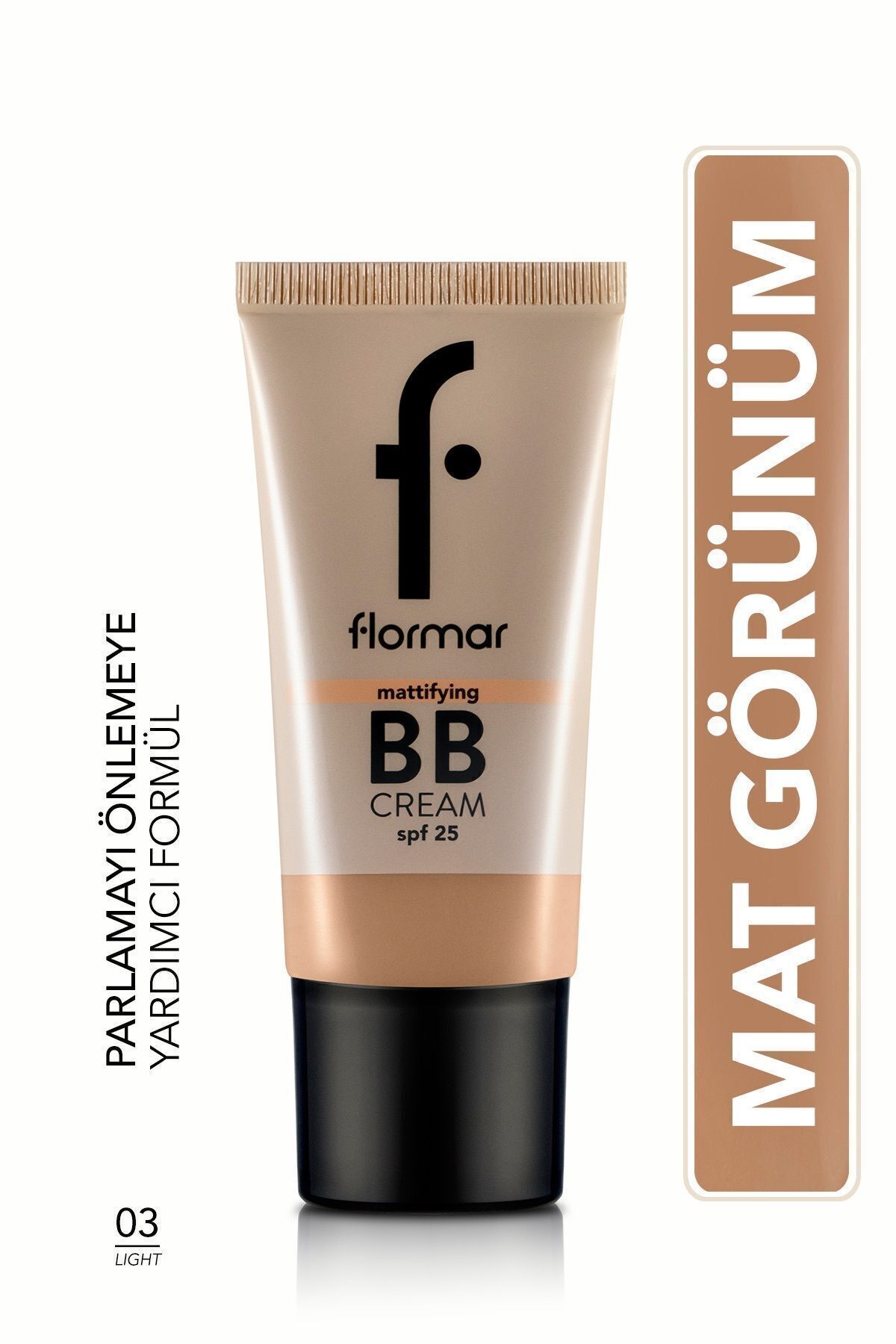 Flormar Yağlı & Karma Ciltlere Parlama Önlemeye YardımcıMat Bitişli Bb Krem