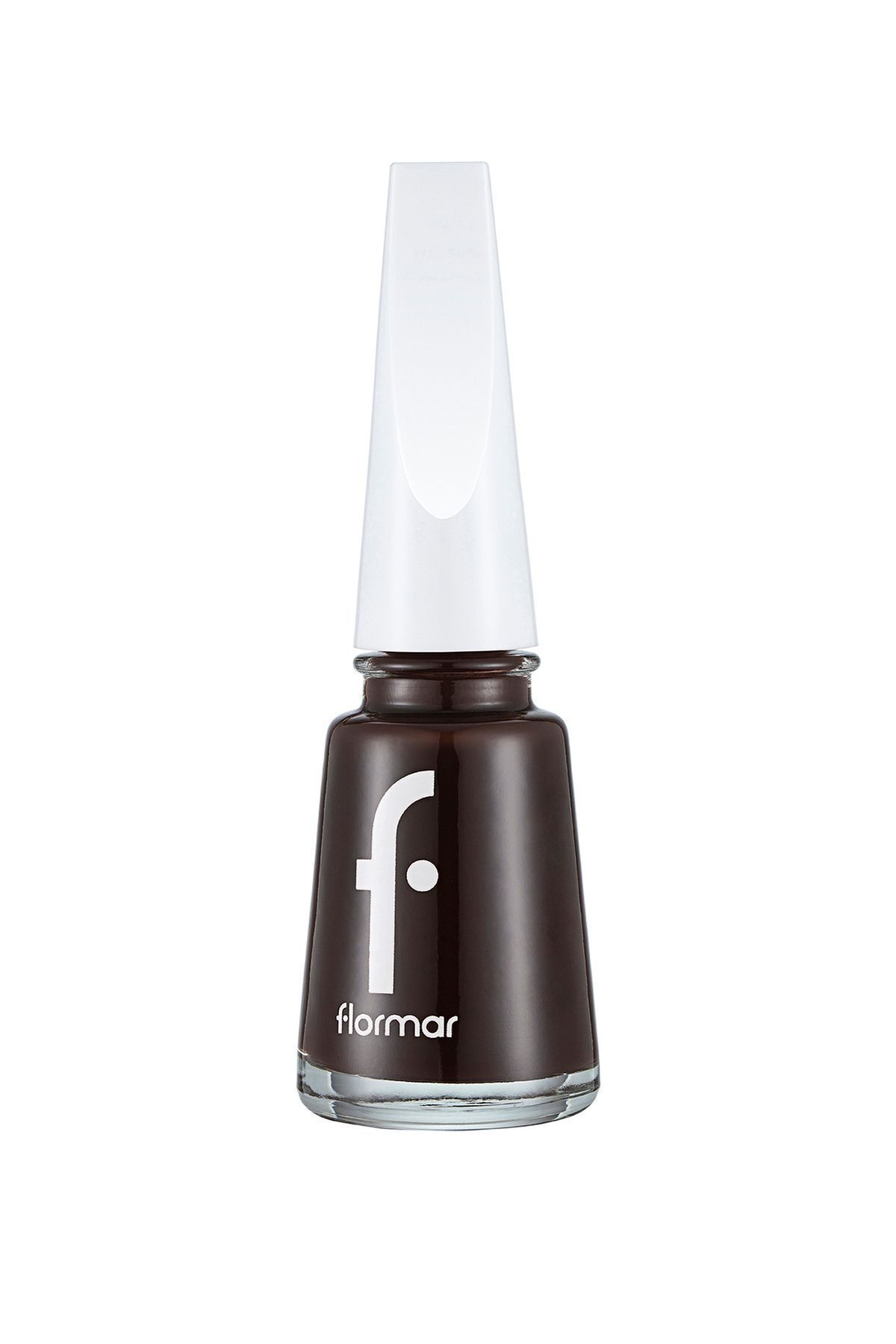 Flormar-High Pigmented Shiny Finish Nail Polish - Nail Enamel - 514 Dark Cocoa New 2