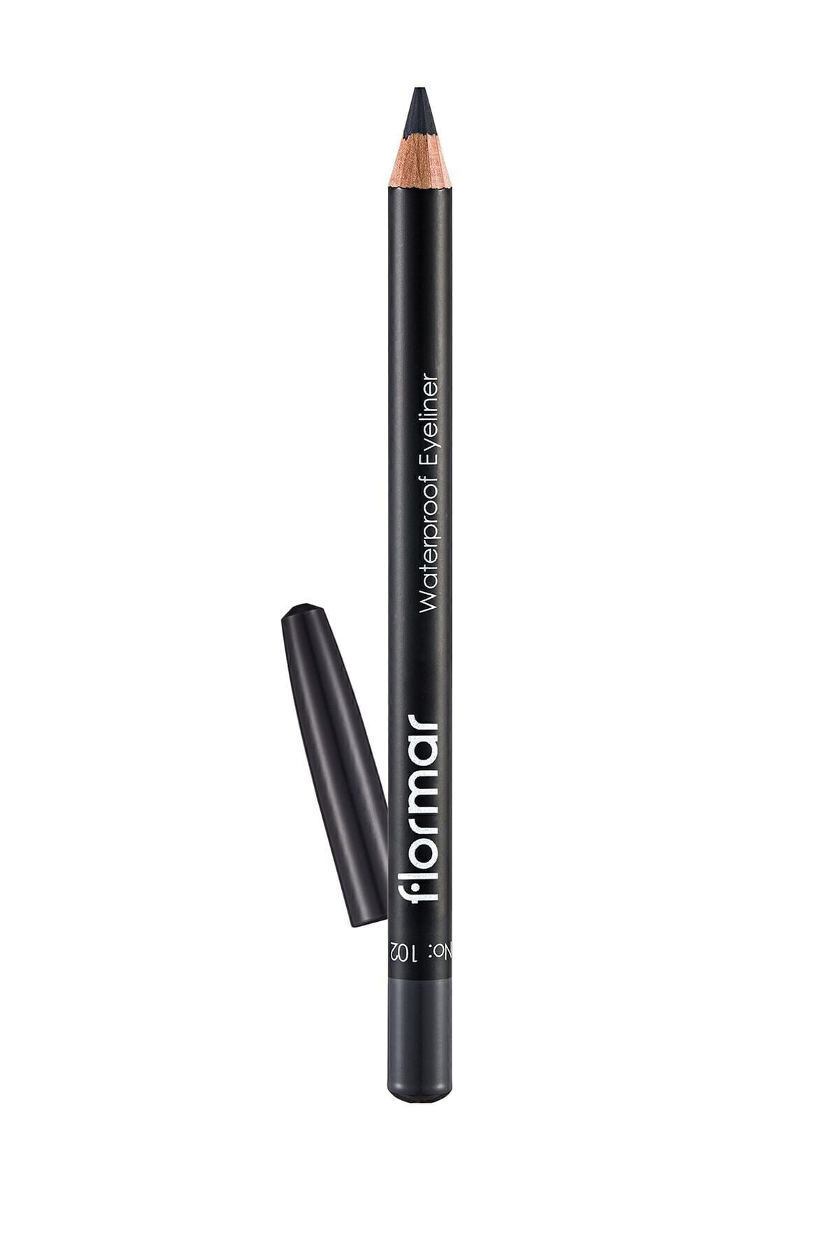مداد چشم ضد آب - خاکستری ضد آب Flormar