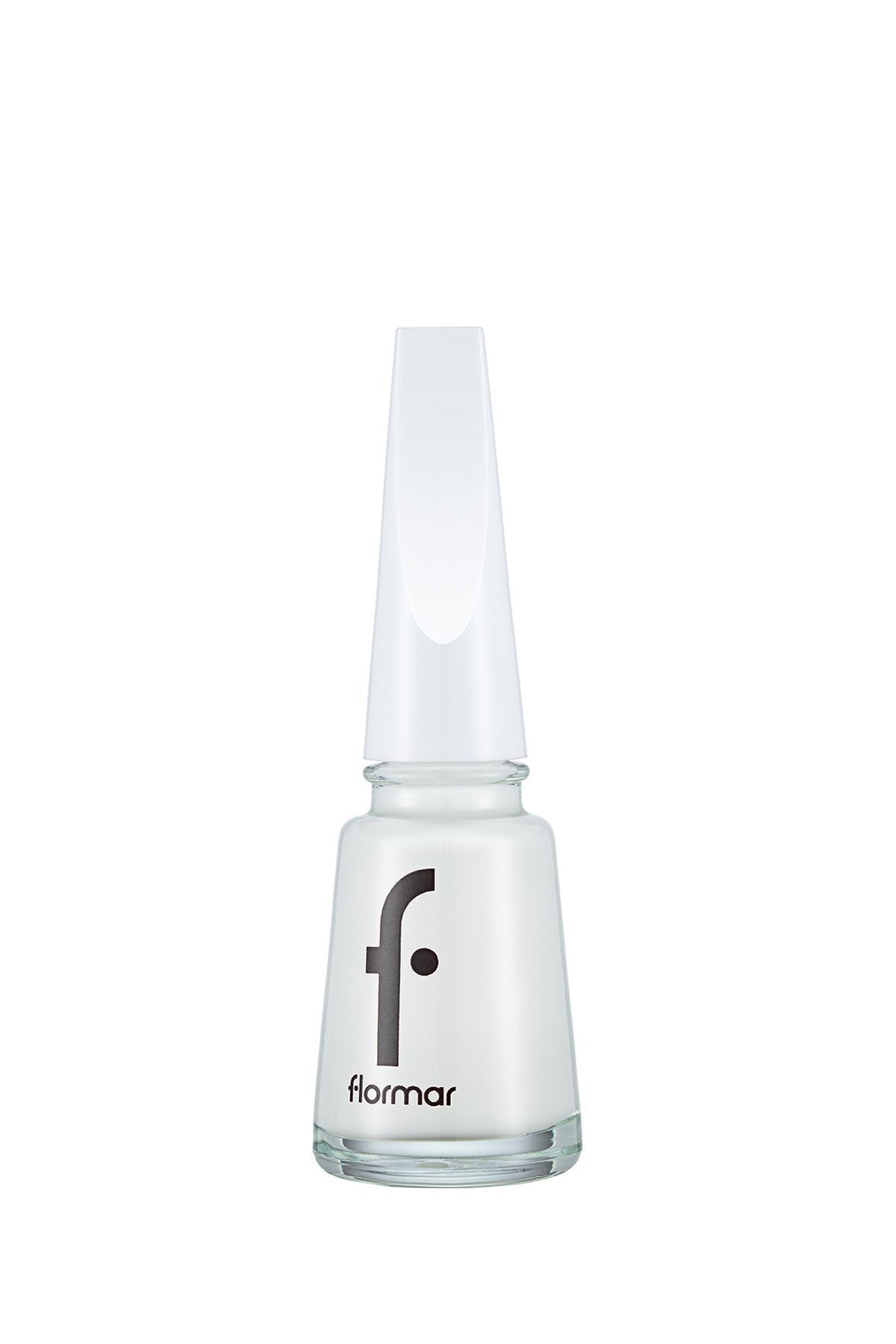 لاک ناخن کلاسیک شینی فینیش با رنگدانه بالا -ناخن مینا- 400 سفید روشن- 8682536035989 Flormar