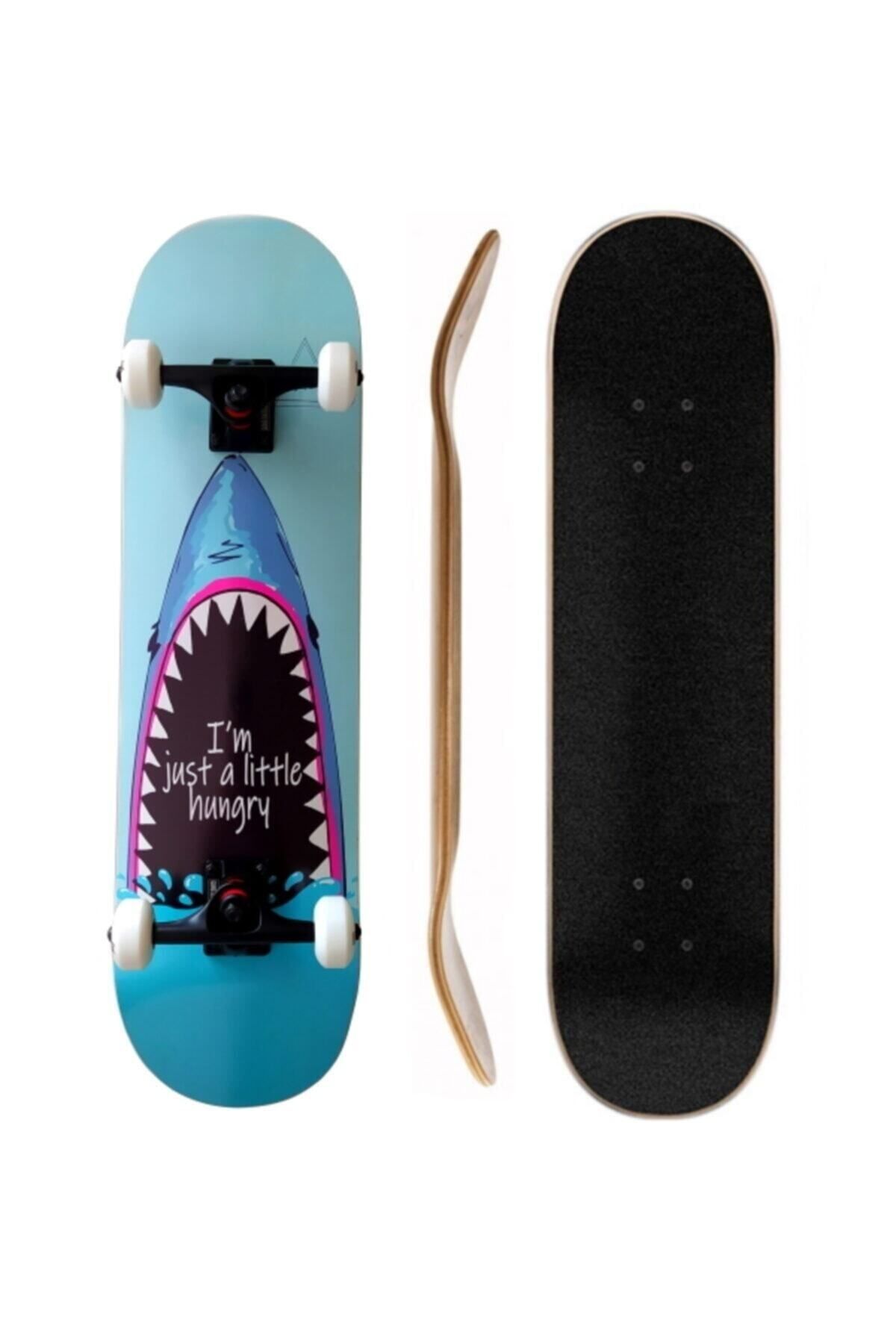 Genel Markalar Skateboards 8.0 Hungry Shark Complete Profesyonel Kaykay