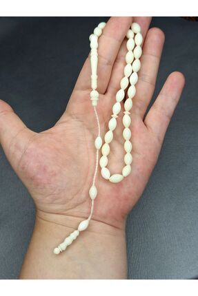 arsin Özel işçilikli usta işi orijinal Deve kemiği arpa kesim tesbih 8 × 4 mm