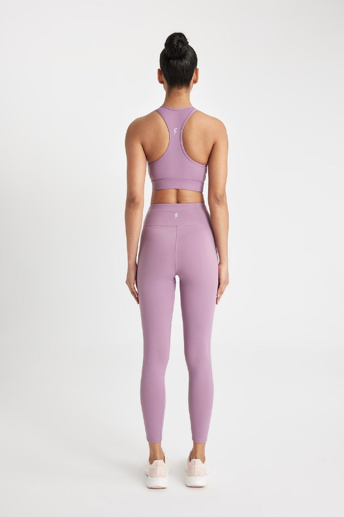 DeFacto-Defactofit High Waist Waist Hugging Stretchy Basic Plain Sports Leggings B4147Ax24Au 7