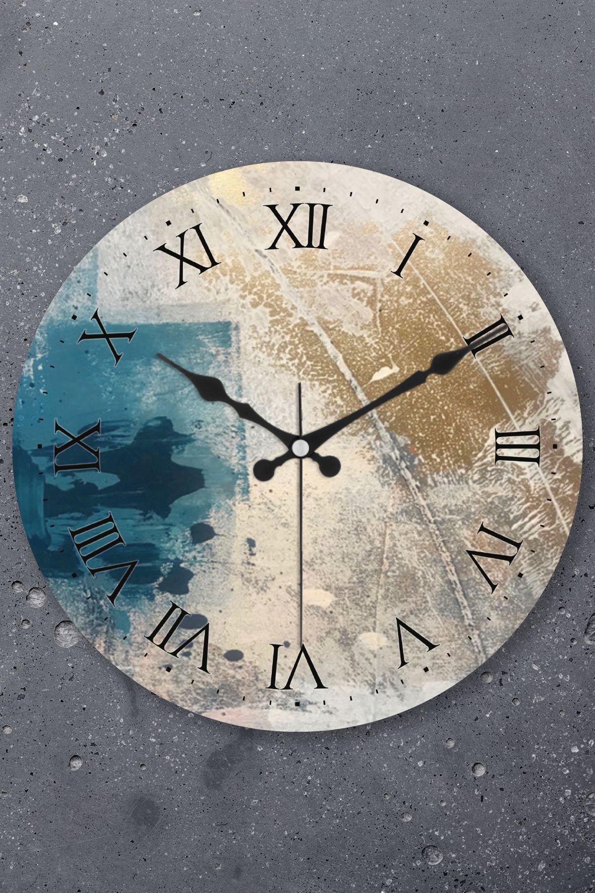 Muyika Pertina Bombe Real Glass Silent Movement 36cm Wall ClockPds-36