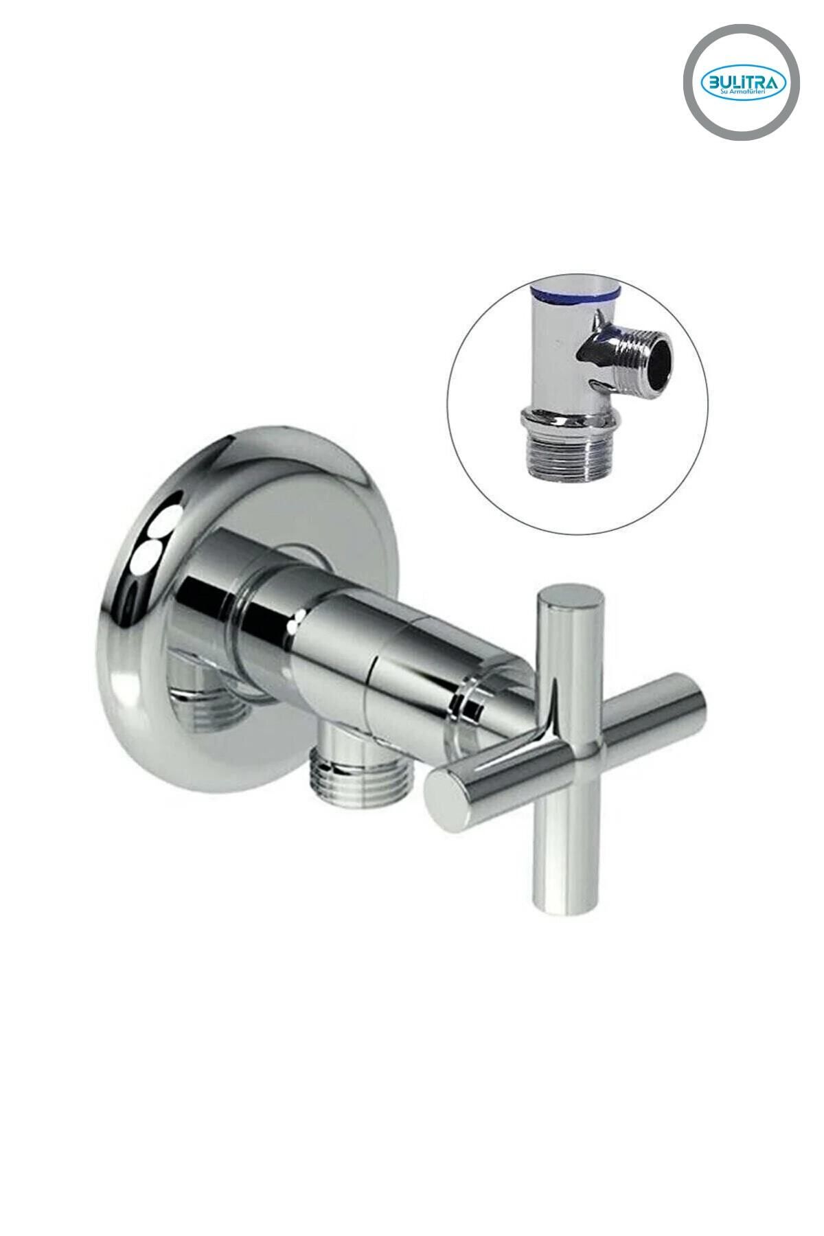 BULİTRA Su Armatürleri Aç Kapa 4 Kollu Profesyonel Taharet Banyo Sifon Klozet Musluğu