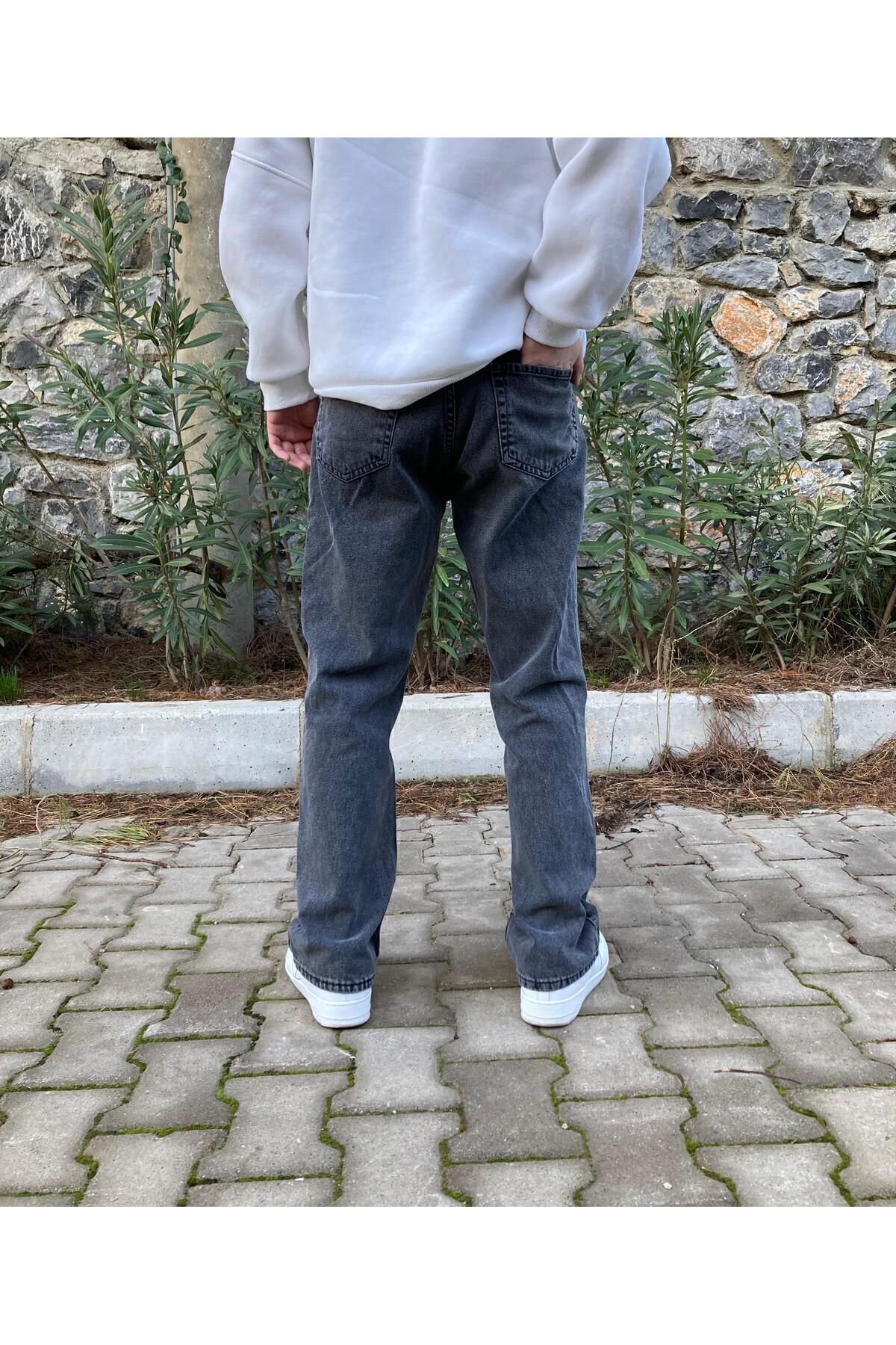 oraystore  Füme Baggy Pantolon - Görsel 3