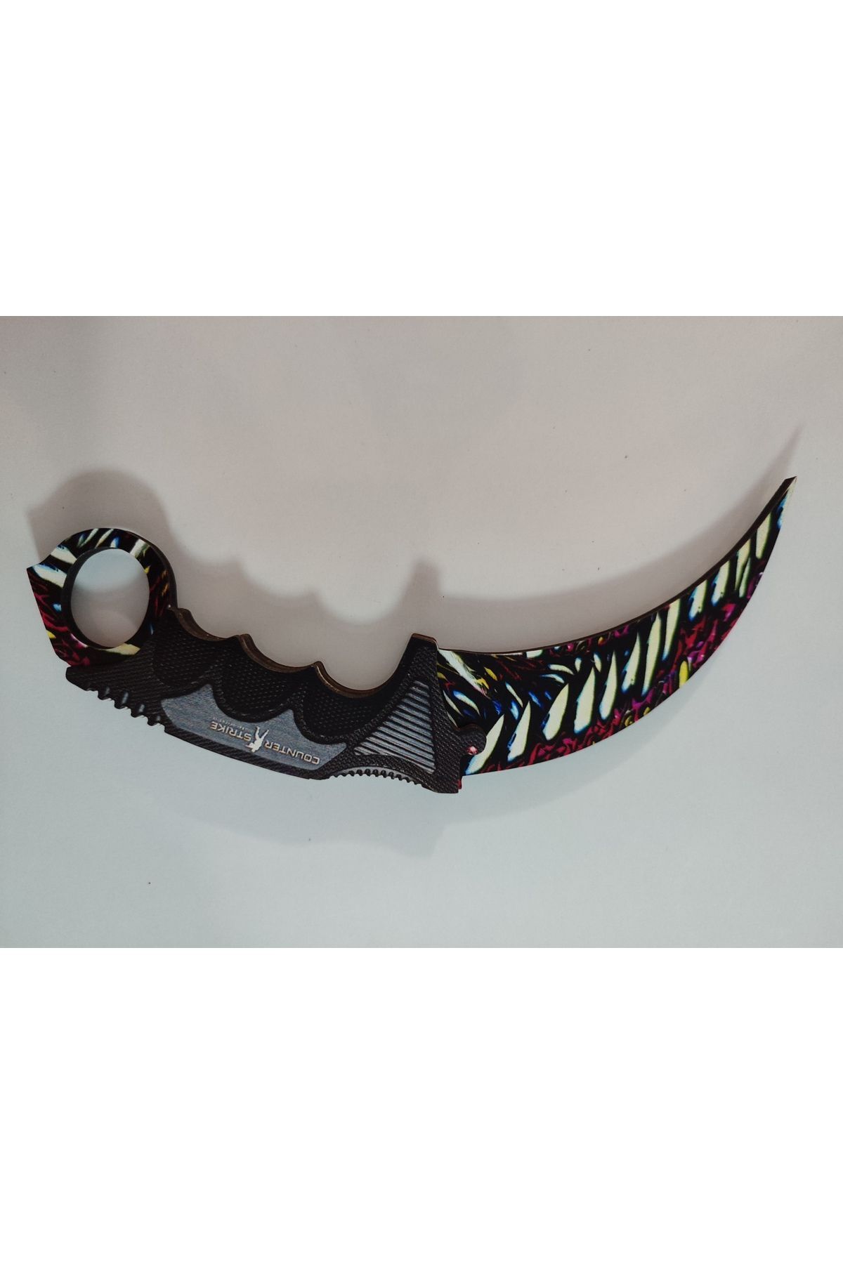 Deposundan Al-Cs-Go Smoke 18 Karambit Patterned Wooden Toy 1
