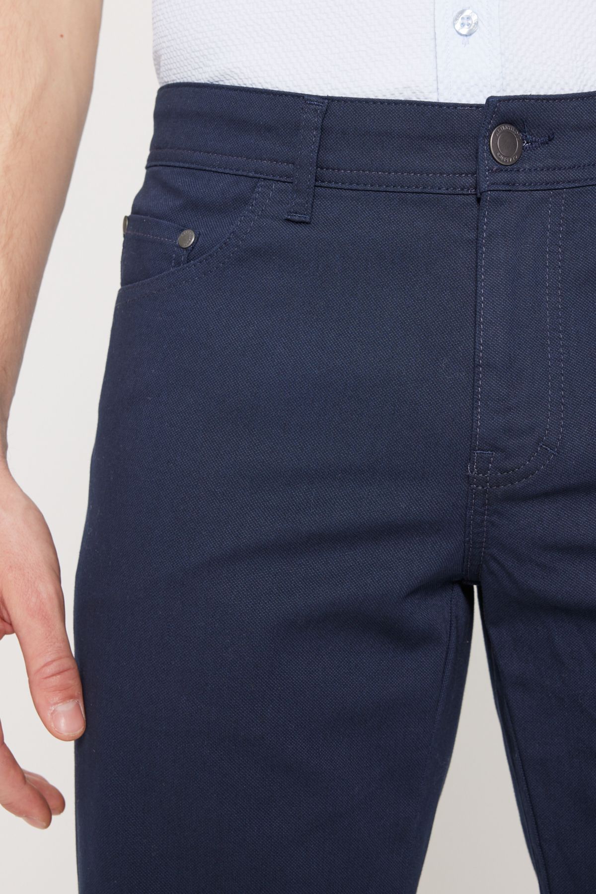 شورت و شلوارک مردانه آبی سرمه ای آلتین ییلدیز | YDA022420007 اورجینال - تصویر 5