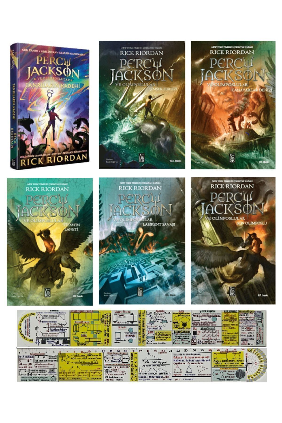 XLibris Percy Jackson ve Olimposlular 6 Kitap Set Rick Riordan