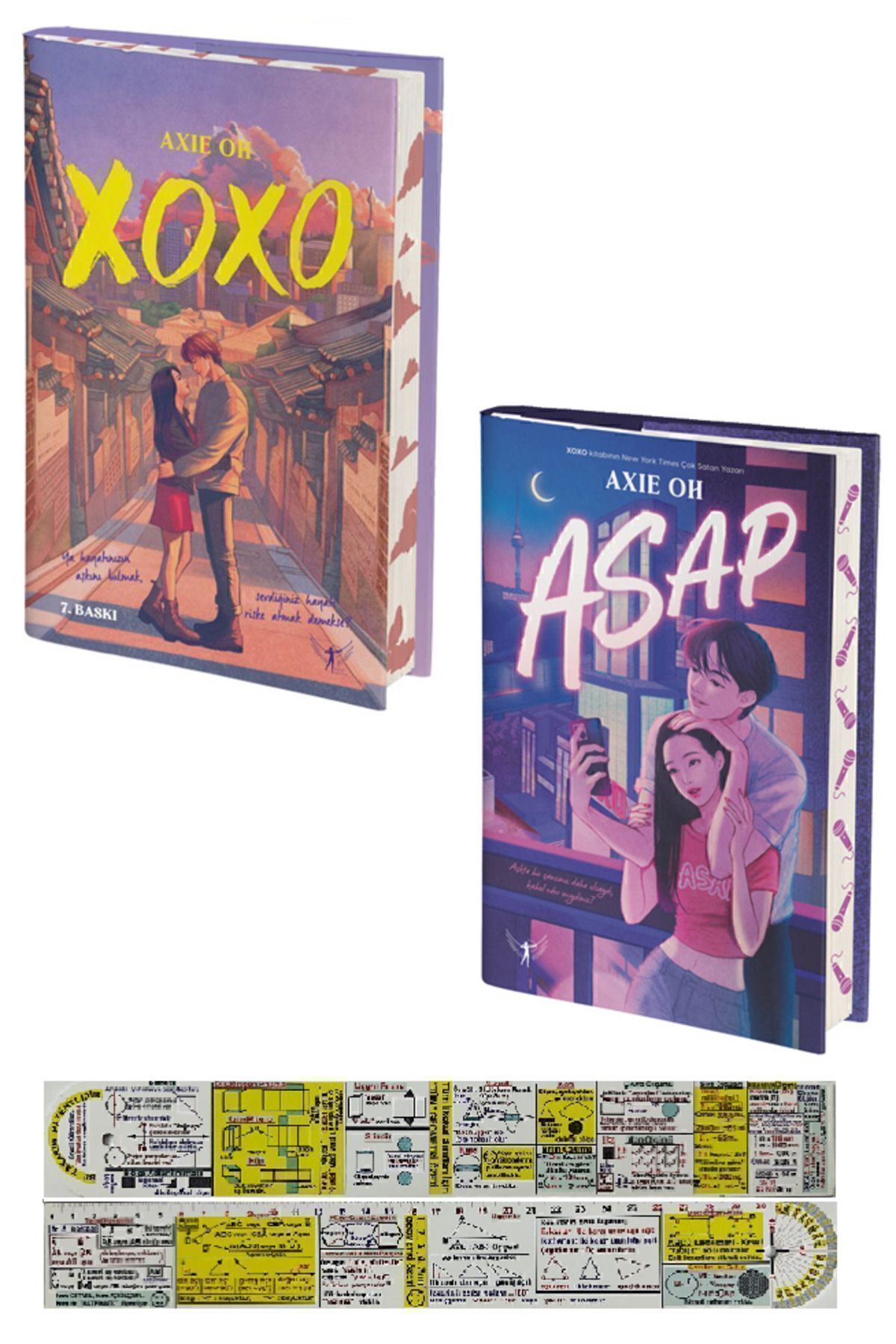 Timaş Yayınları Axie Oh 2 Kitap Set / Xoxo + Asap (Ciltli) +