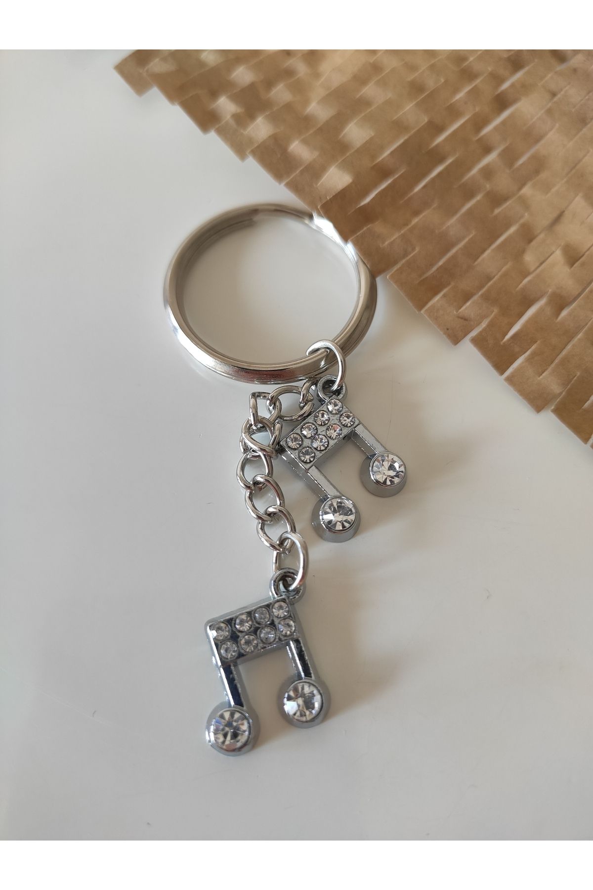 Music Note Keychain - Mini Size