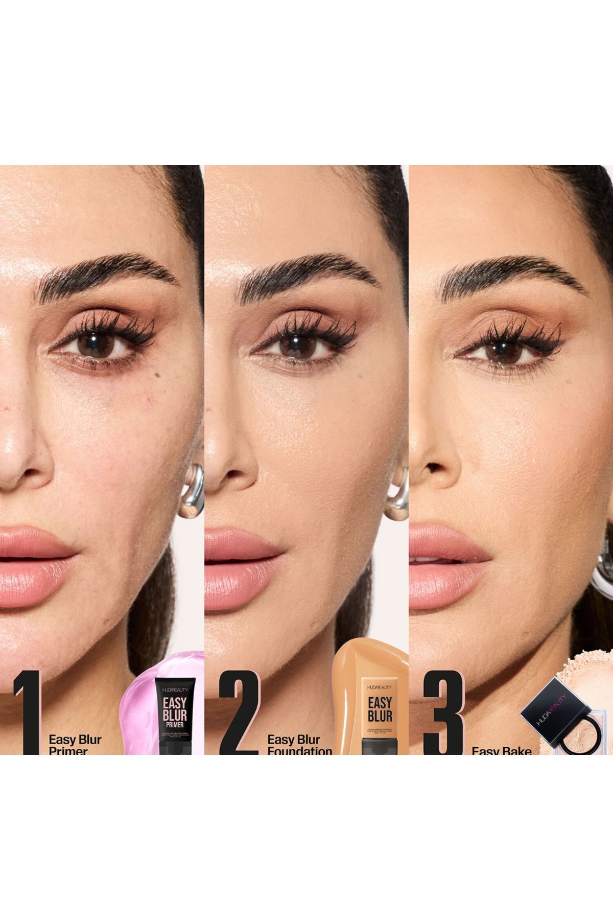 Huda Beauty-Silicone-Free Smoothing Primer - Easy Blur, 30ml 2