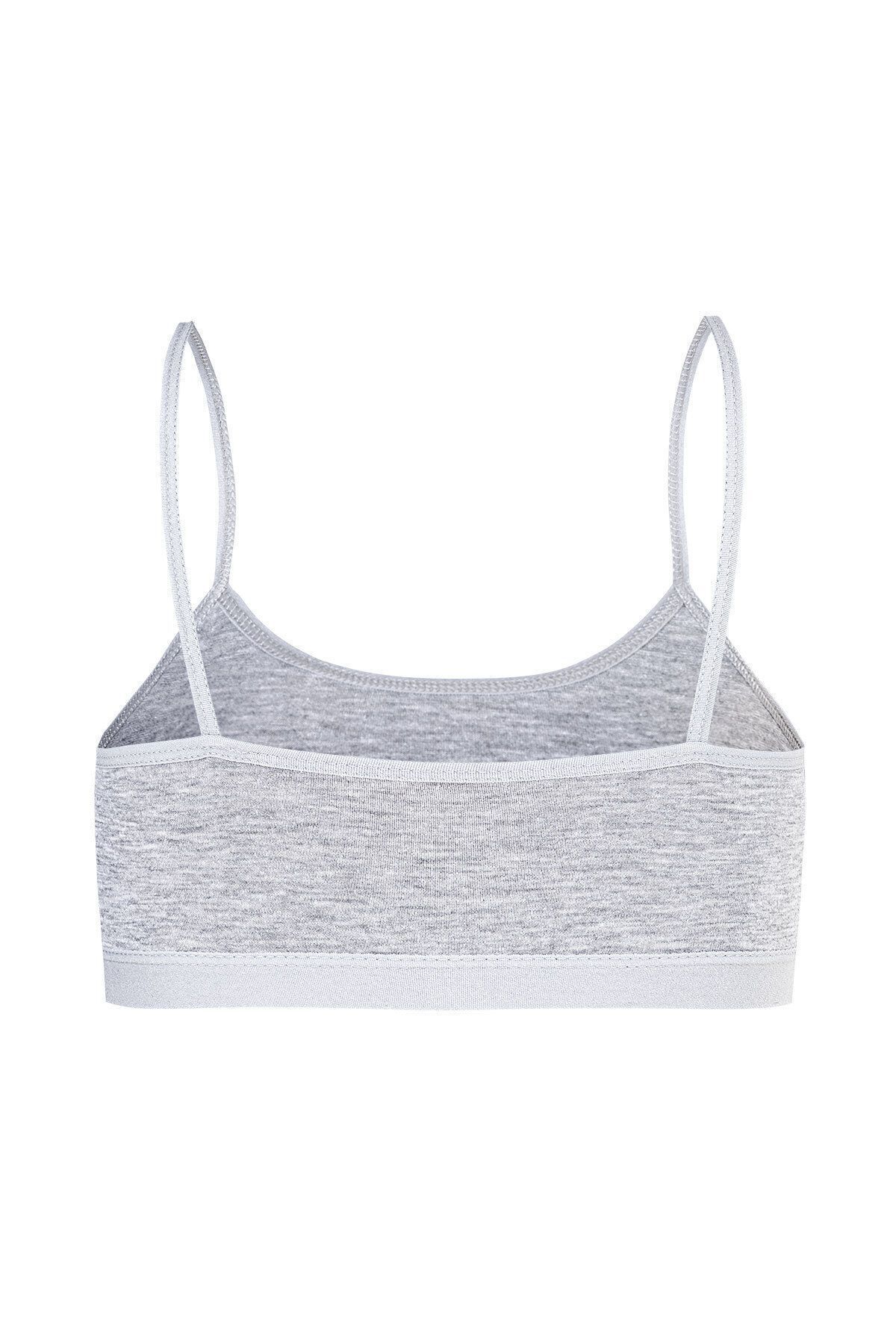 ÖZKAN underwear-Özkan 42324 - Κοριτσίστικο ελαστικό και άνετο βαμβακερό σουτιέν, μισό εσώρουχο μπουφάν 2