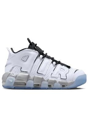 Nike Uptempo Air More Leather Sneaker Hakiki Deri Bilekli Spor Ayakkab Beyaz Fiyat Yorumlar Trendyol