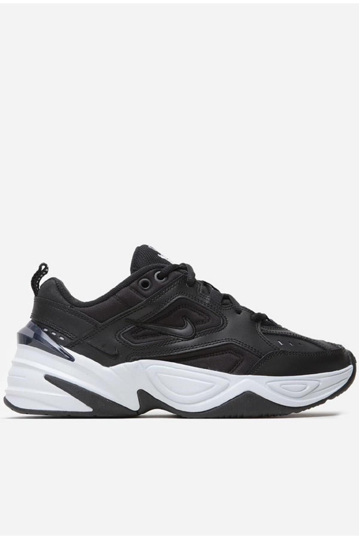 Nike M2k Tekno Leather Unisex Sneaker Hakiki Deri Spor Ayakkab Siyah Yukseklik 4cm Fiyat Yorumlar Trendyol