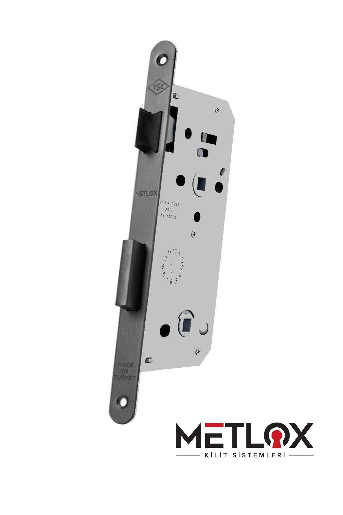 Nobel-( 7 Sets ) Avanti Matte Black Mirrored Door Handle 3Plus 1 Apartment Set / 5 Rooms and 2 WC / Full Set 6