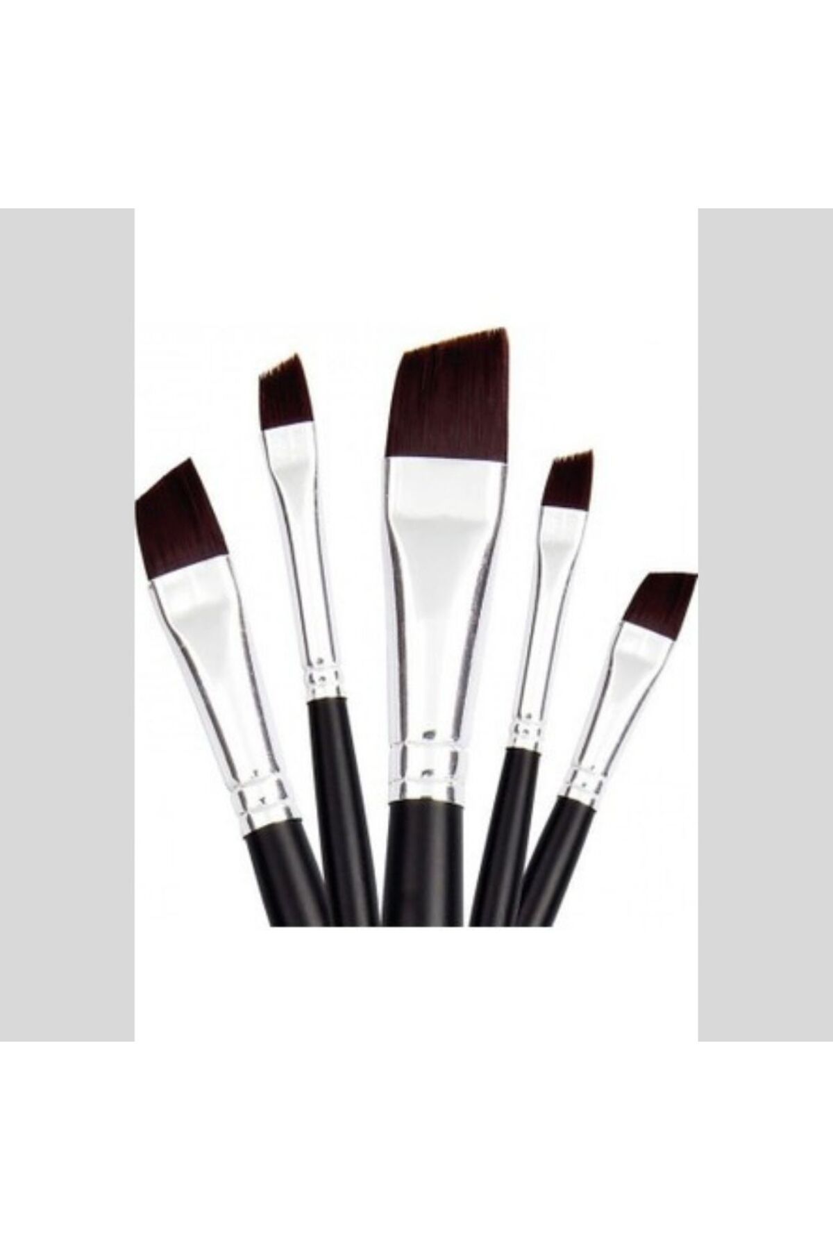 Pebeo-208 Series Side Cut Brush Set of 7 All Sizes No:1/8-1/4-3/8-1/2-5/8-3/4-1 1